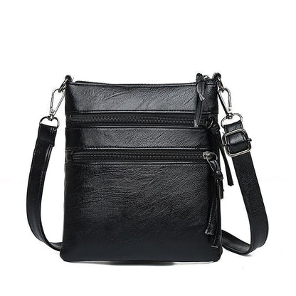 Small Shoulder Bag Synthetic Leather Crossbody Bag Messenger Bag Handbag Purse