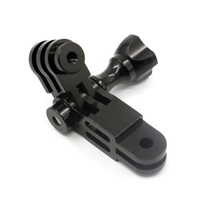 Black 3 Way Adjustable Pivot Arm Alloy Adapter Replacement Parts For Gopro