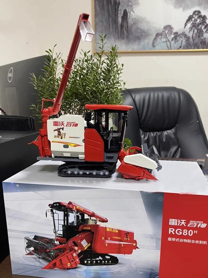 1:28 22CM LOVOL RG80H Combine Harvester Construction Farm Machine Diecast Model