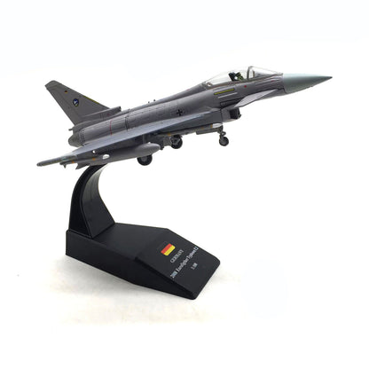 1/100 European Typhoon EF2000 German Air Force Alloy Fighter Aircraft Model