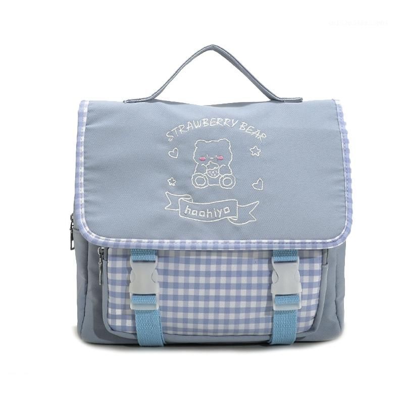 Fashion Backpack Women School Bags Teenager Shoulder Rucksack 29*25*8CM Blue/Red