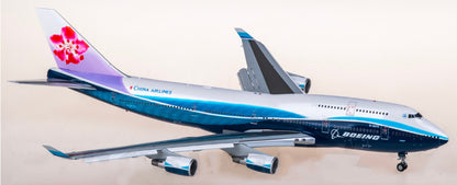 1:200 JC Wings China Airlines Boeing 747-400 Passenger Diecast Airplane Model