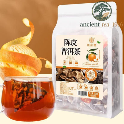 200g Chenpi Pu-erh Tea Tangerine Peel Pu 'er Tea Citrus Citrus (4g×50packets)