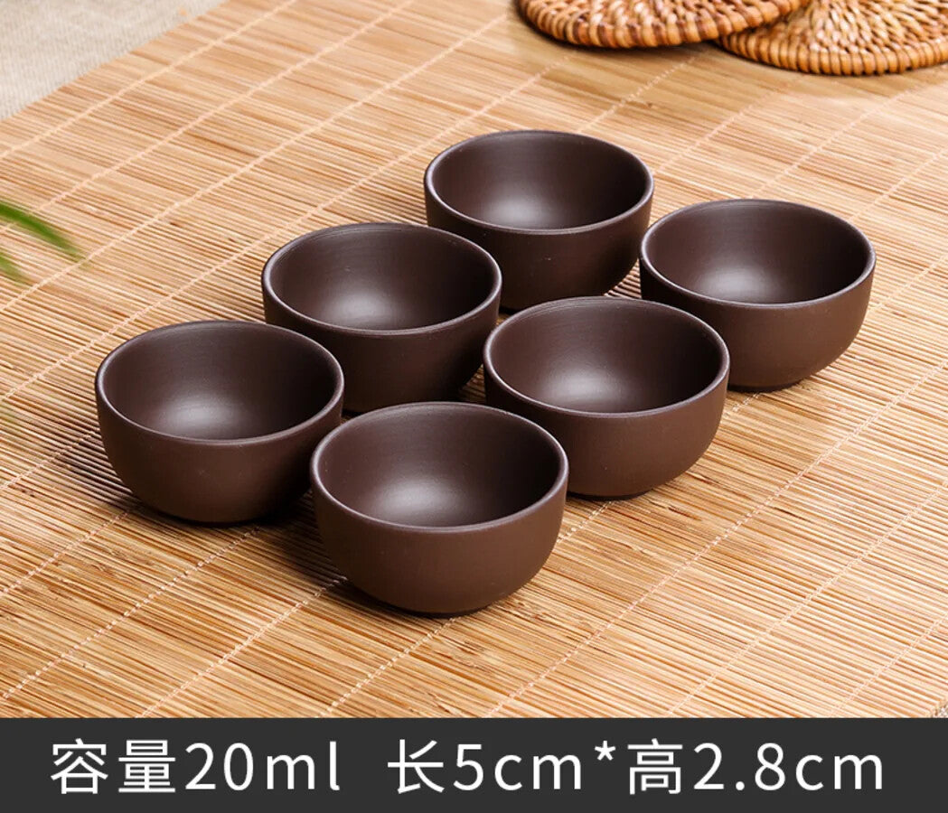 6pcs Celadon China Tea Cup Set kung Fu Travel Tea Bowl Porcelain Teacup Set