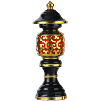 23cm Buddha Alloy Metal Auspicious Cloud Led Lamp Temple/Home Tibetan Buddhist