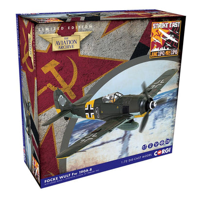 1:72 Corgi Focke Wulf Fw 190A-8 Fighter Plane Diecast Military Aircraft Model