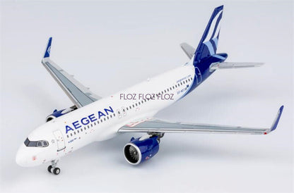 NG Models Aegean Airlines for Airbus A320 SX-NEC 1:400 Aircraft Pre-built Model