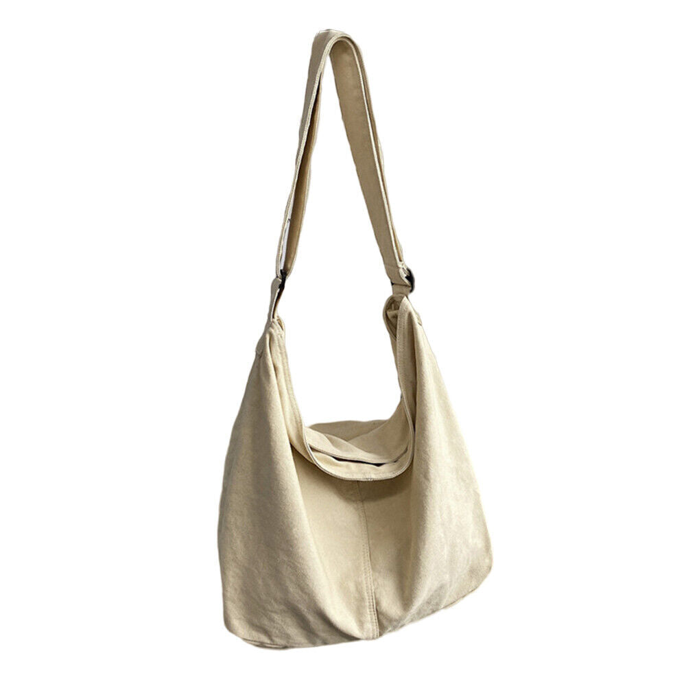 Women Shoulder Bag Shopper Canvas Tote Bag Large Capacity Crossbody Bags
