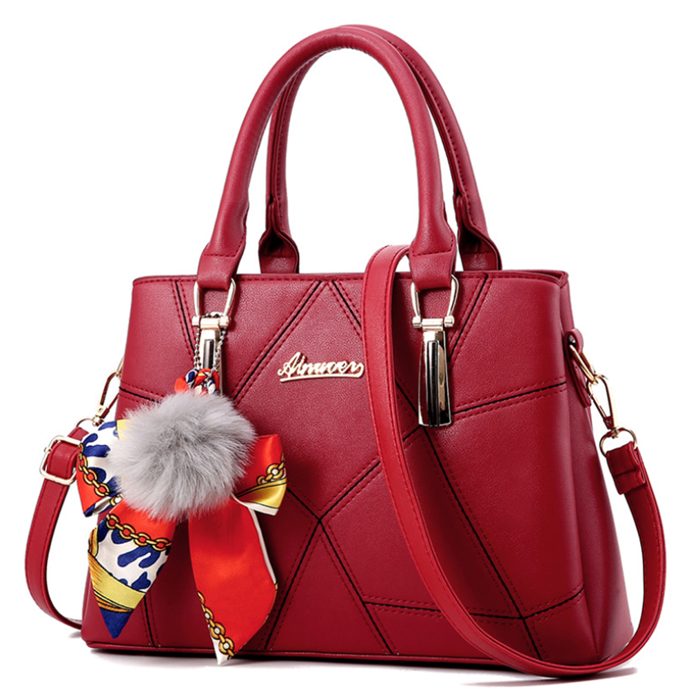Women Ladies PU Leather Handbags Shoulder Purse Messenger Satchel Crossbody Bags