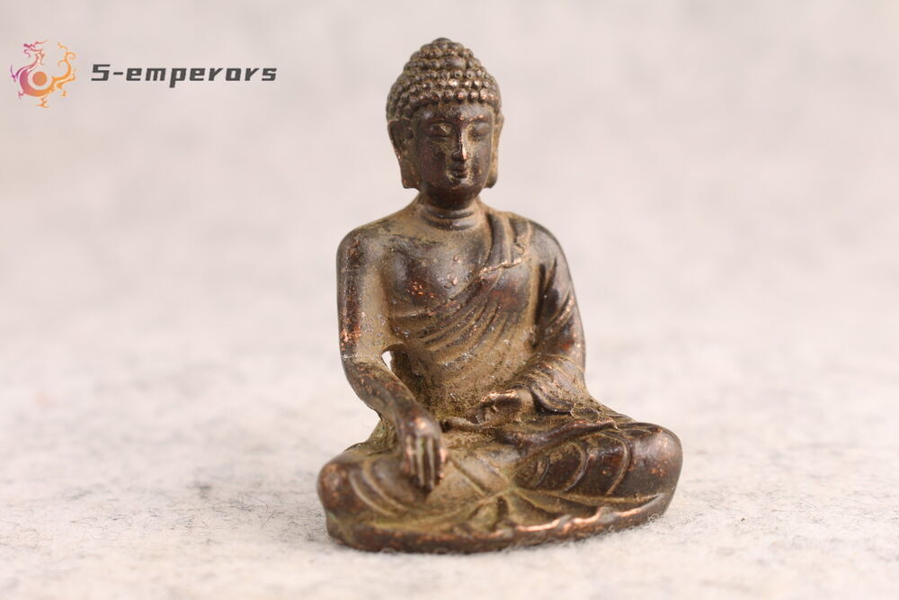 China Bronze mini Statue Buddh Tabletop mini statue Figurine Home Decor Gift