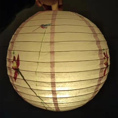 Unique Flower Paper Lanterns Chinese Japanese Festival Retro Balls Party