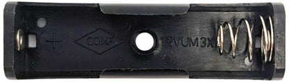 Single AA Battery Holder w\ Solder Lugs, Plastic, 2.25" x 0.67" x 0.55"
