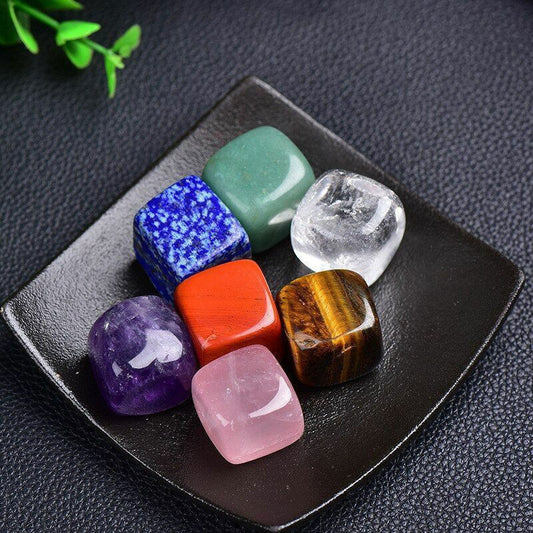 Natural Larger Particles Cube Crystal Polished Reiki Healing Crystals Gemstones