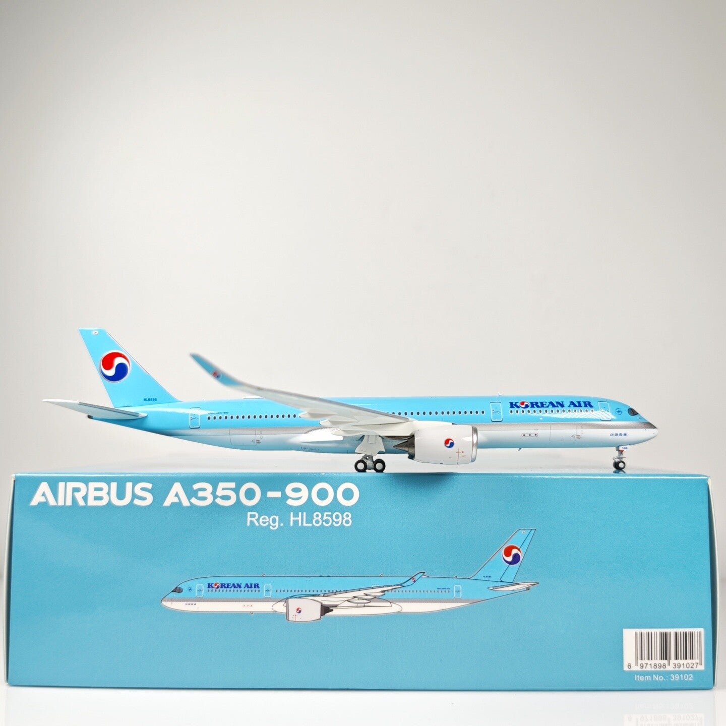 1:400 NG Model KOREAN AIR AIRBUS A350-900 Passenger Airplane Plane Diecast Model
