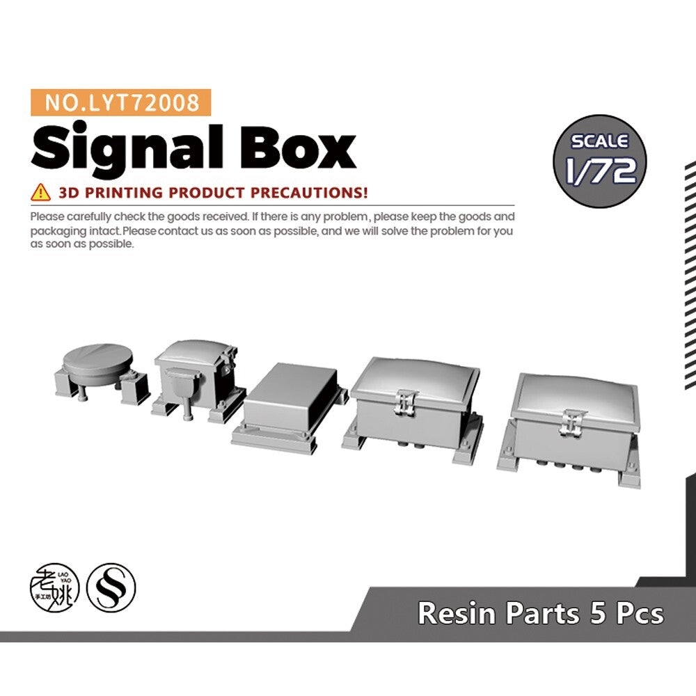 Yao's Studio LYT72008 1/72 Signal Box FOR Model Railroads Display Prop