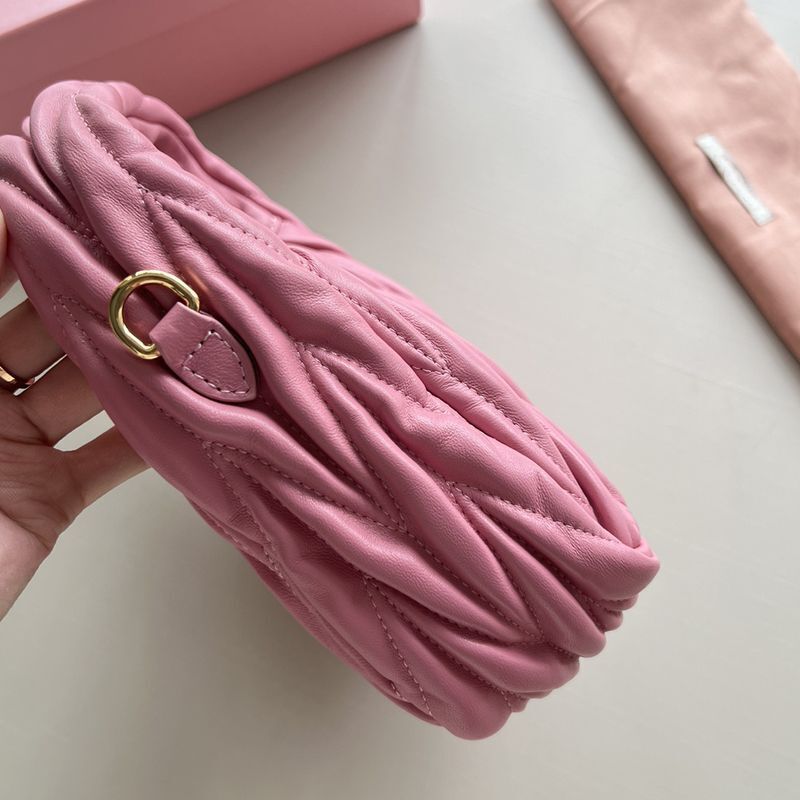 Genuine Leather Light Crescent Underarm Versatile Half Moon Shoulder Handbag 1PC