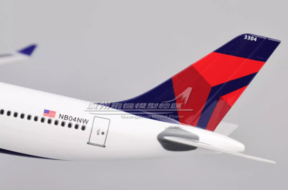 1:135 47CM DELTA AIRBUS A330 Passenger Plane Landing Gear Resin Aircraft Model