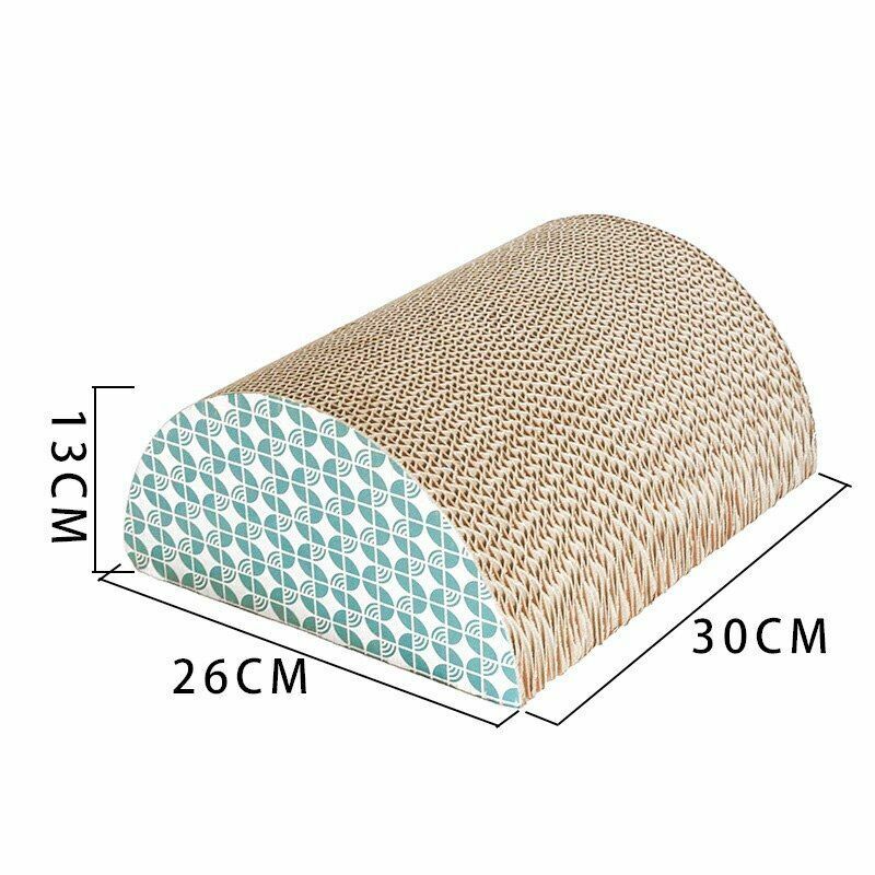 Corrugated Cat Scratch Toy Board Pad Grinding Nail Interactive Protect Furniture