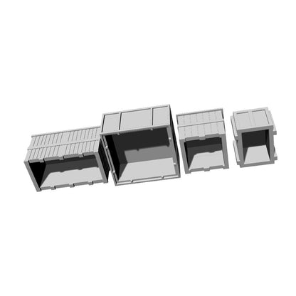 Yao's Studio LYT64021 1/64 Crate For Model Railroads Display