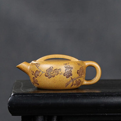 Boutique Handmade Tea Pot True Yixing Zisha Duan Clay Big Mouth Pot Ball Infuser