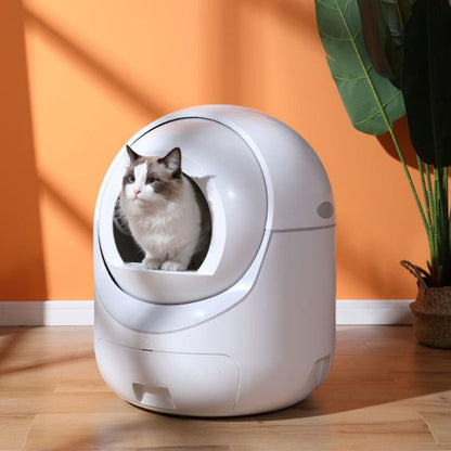 Smart Cat Litter Box – Automatic Self-Cleaning