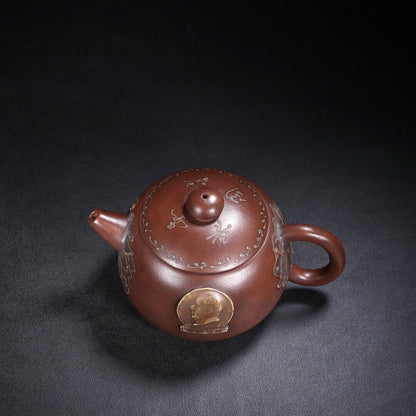 Chinese Yixing Zisha Clay Handmade Exquisite Teapot （西施 底款：蒋蓉）