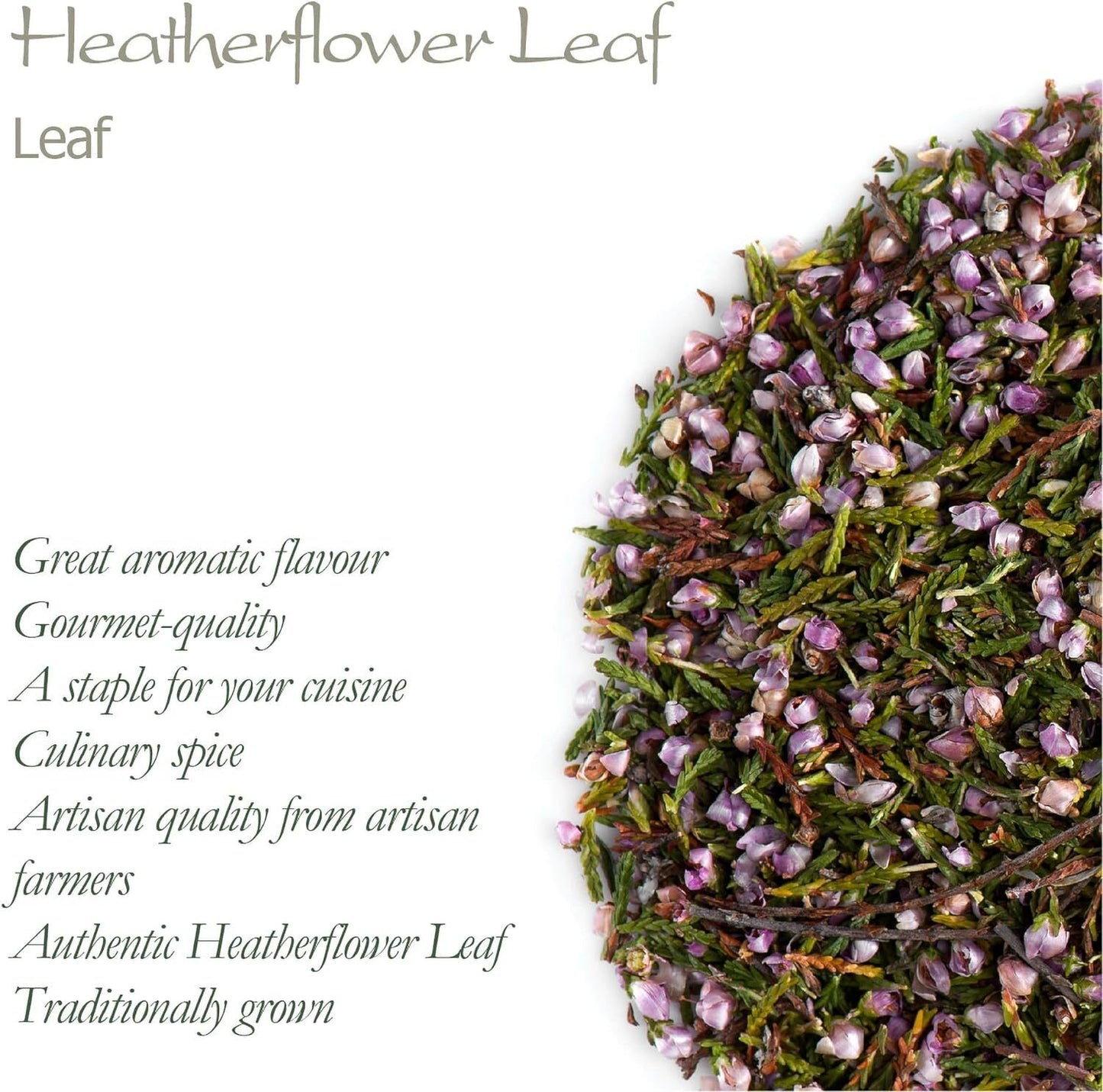 Heather Flowers and Leaves - 100g