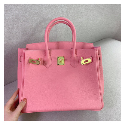 25/30cm Real Leather Flap Tote Shoulder bag Handbag Purse Fashion Briefcase