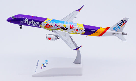 1:200 JC Wings flybe EMBRAER 195 ERJ-190 Passenger Plane Diecast Aircraft Model