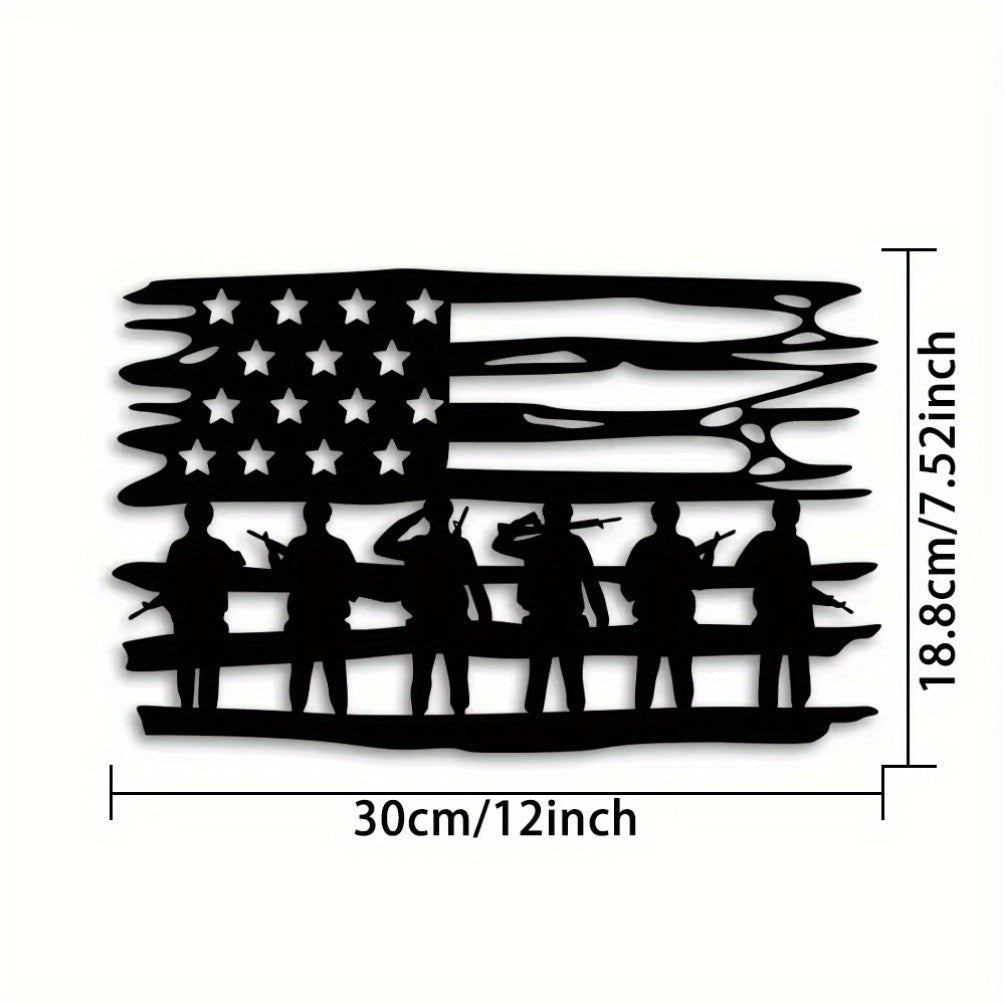 Personalized American Freedom Metal Sign - Custom Wall Art for Independence Day