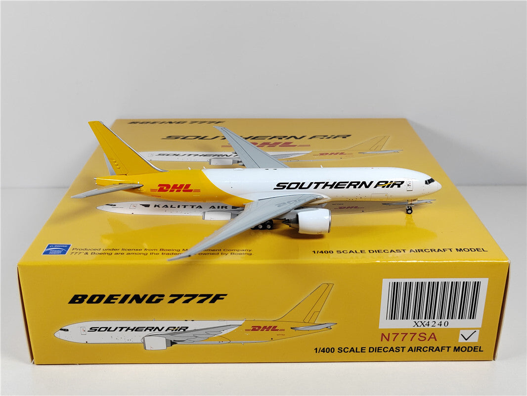 1:400 JC Wings SOUTHERN AIR BOEING B777-200F Passenger Airplane Diecast Model