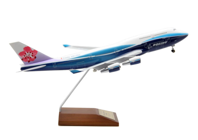 35CM 1:200 Risesoon China Airlines BOEING 747-400 Aircraft ABS Plastic Model