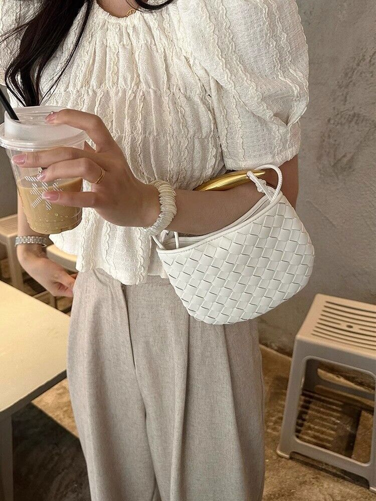 New woven bags senior sense of handbag dumpling bag shoulder crossbody bag