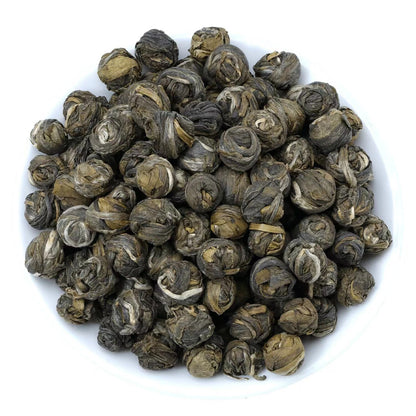 250g Hand Roll Premium Jasmine Dragon Pearl Ball Puer King Chinese Green Tea