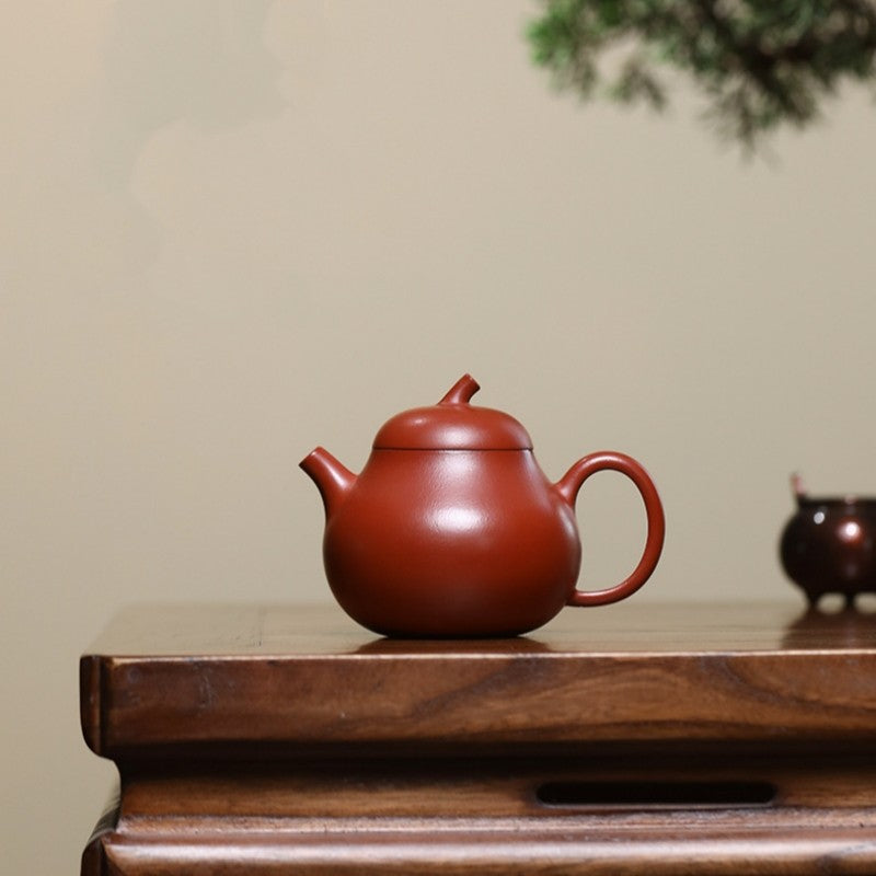160ml Handmade Tea Pot Real Yixing Zisha Zhu Ni Clay Master Pot Kungfu Teapots