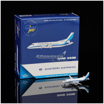1:400 GeminiJets EASTERN EXPRESS Saab 340 Airplane Diecast Plane Aircraft Model