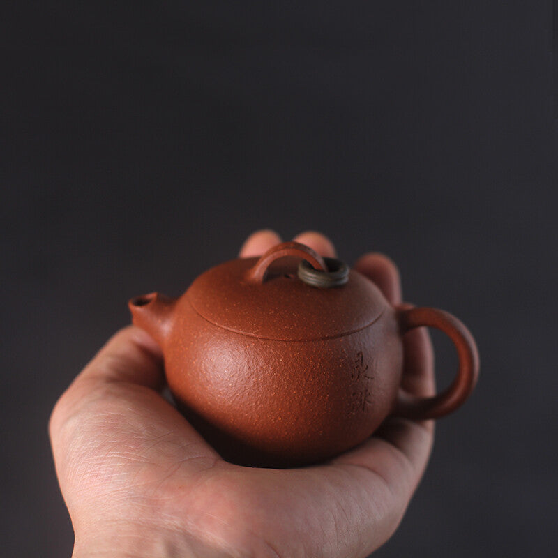 Full Handmade Tea Pot Master Marked Original Ore Jiangpo Clay Zisha Pot Of Tea