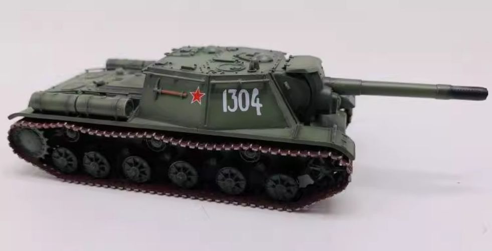 Sanrong 1/72 Soviet Su152 Self-propelled Artillery Tank 75026b No. 1304 Model