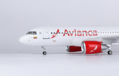 47CM 1:80 Avianca AIRBUS A320neo Passenger Airplane Landing Gears Resin Model