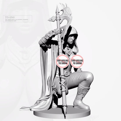 1/24 resin figure model kit Dream Empire - Sacred Axe Goddess Unassembled