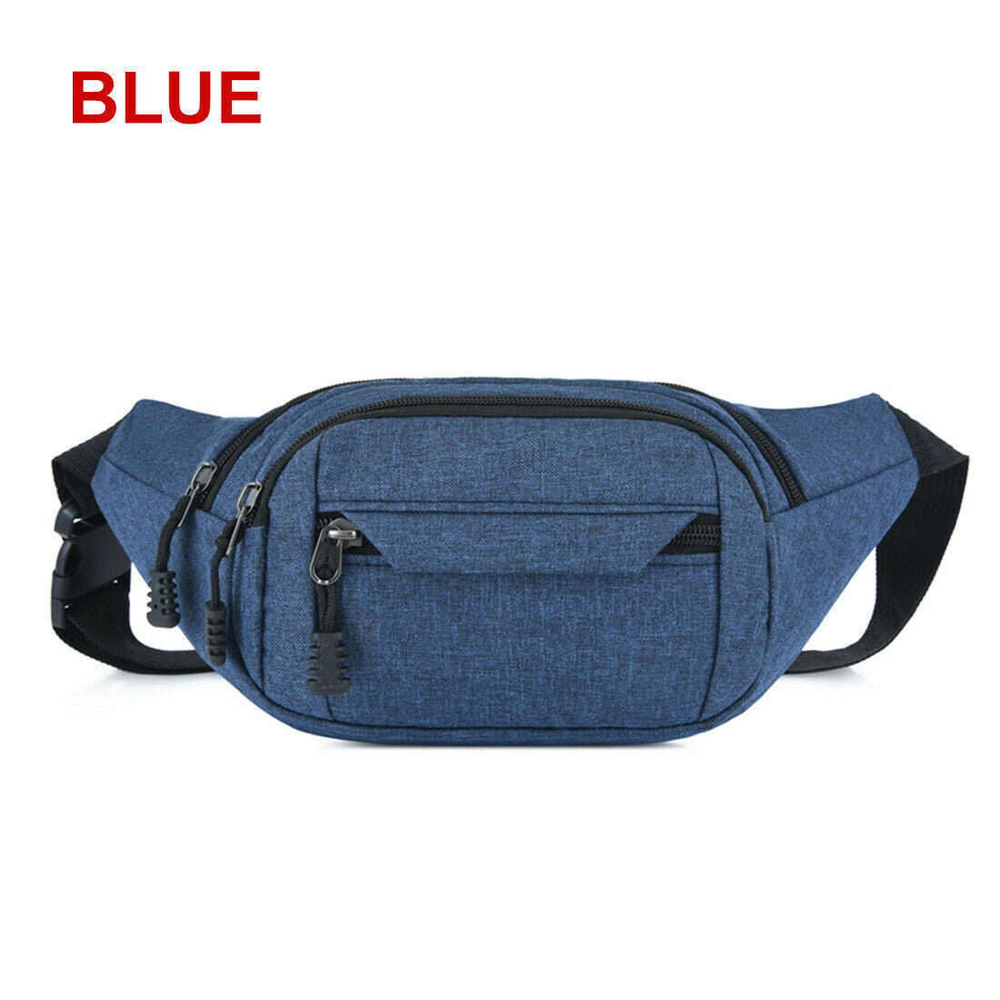 Waist Bag pack Purse Casual Large Phone Belt Bag Pouch Canvas Travel Bags