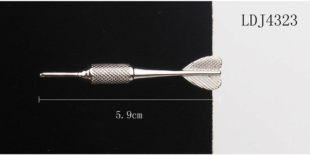 Men Tie Clips Classic Fashion Copper Enamel Creative Business Collar Ties Clasps