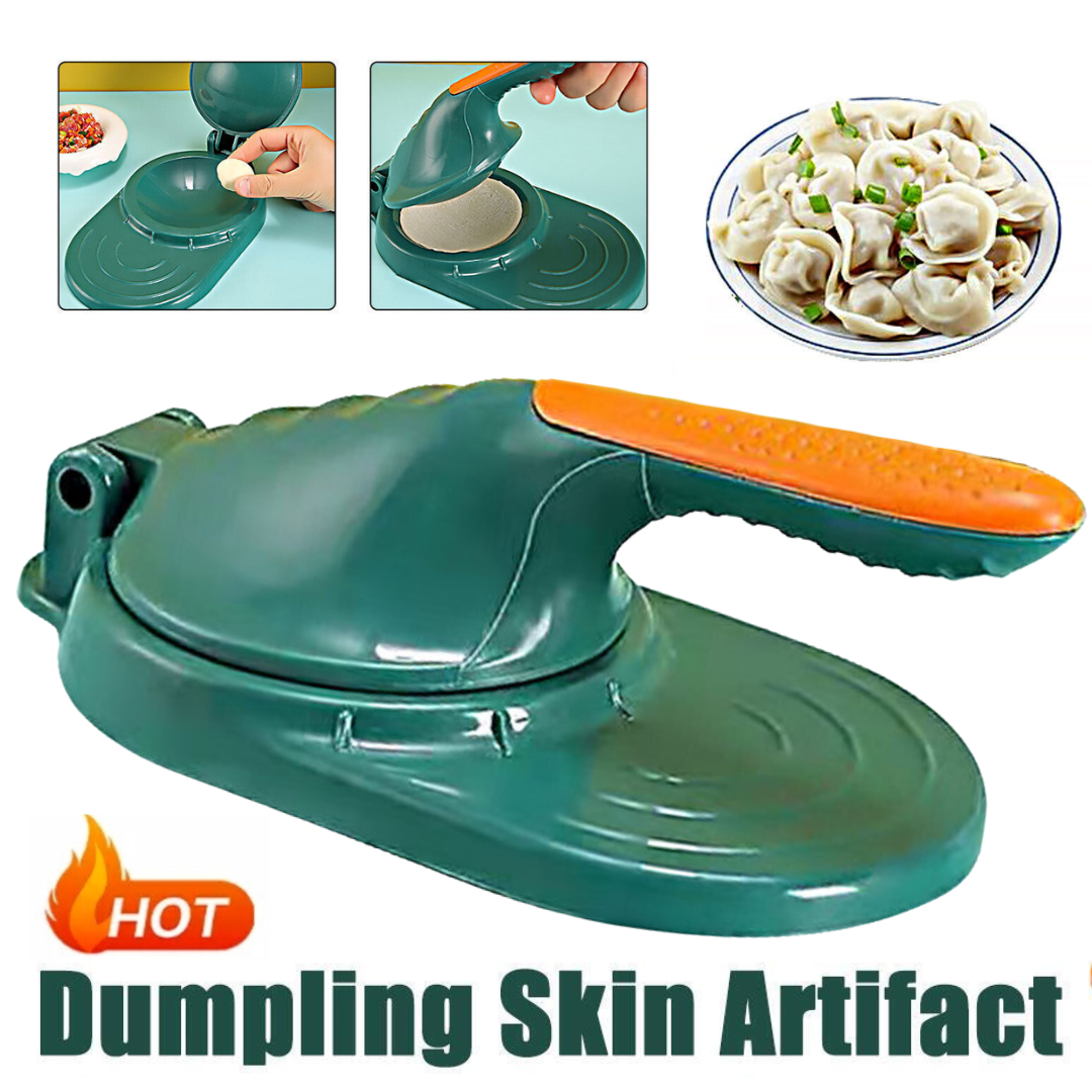 2 X Plastic Manual Dumpling Skin Mold Kitchen Lazy DIY Jiaozi Maker Dough Press