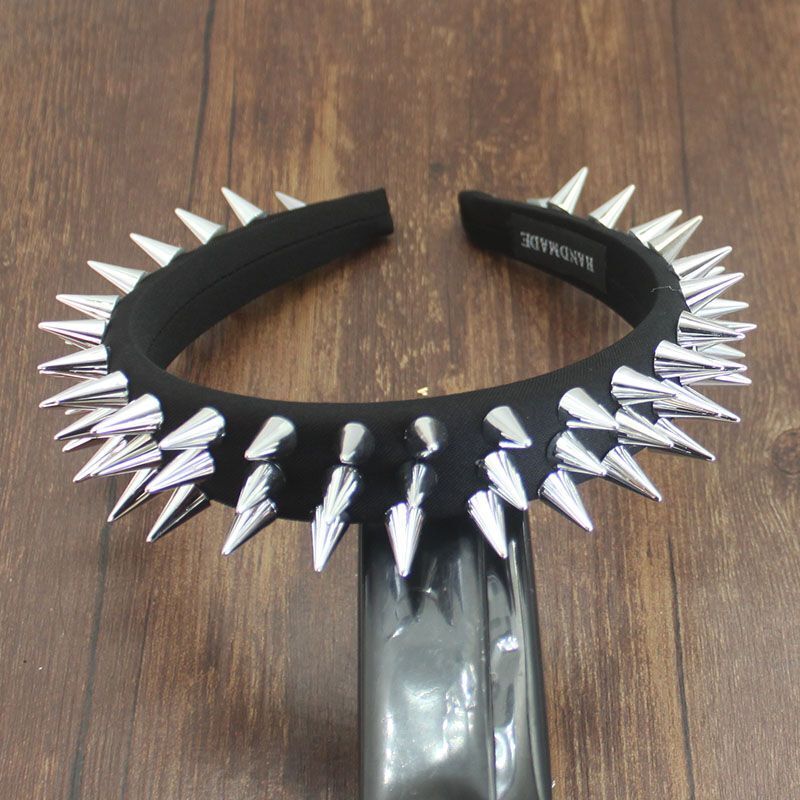 Women Headbands Baroque Fashion Rivet Sponge Luxury Hair Hoop Ladies Headdresses