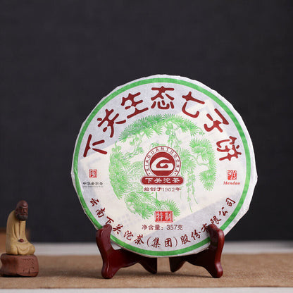 2014 XiaGuan ECOLOGICAL PUERH BING Ancient Tree Tea Puer Tea Raw Iron Cake 357g