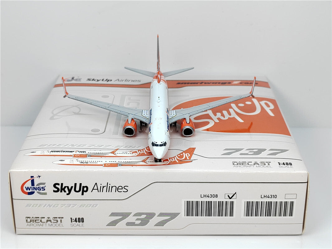 1:400 JC Wings SKYUP AIRLINES BOEING B737-800 Passenger Airplane Diecast Model