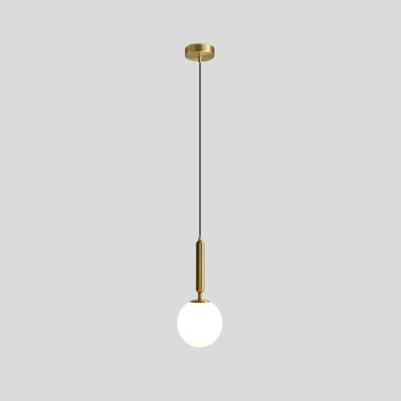 Pendant Lights Modern LED Glass Ball Gold Black Indoor Kitchen Dining Lamp Decor