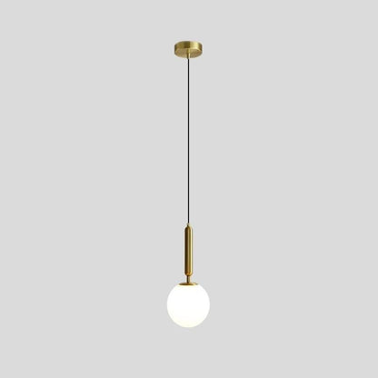 Pendant Lights Modern LED Glass Ball Gold Black Indoor Kitchen Dining Lamp Decor
