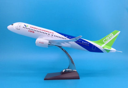 47CM CHINA COMAC C919 B-001F Commercial Airplane Resin Aircrarft Plane Model