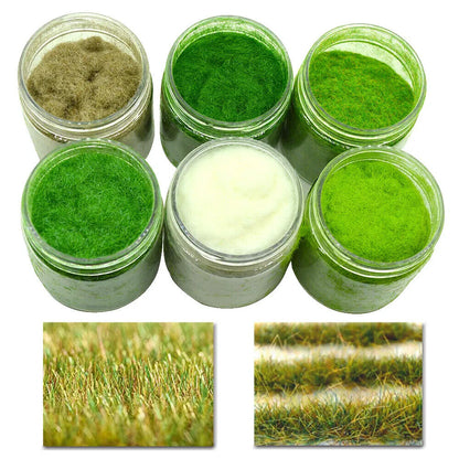 Static Grass Powder 3MM Simulation Turf Flocking Nylon Toy Model Scenery Making